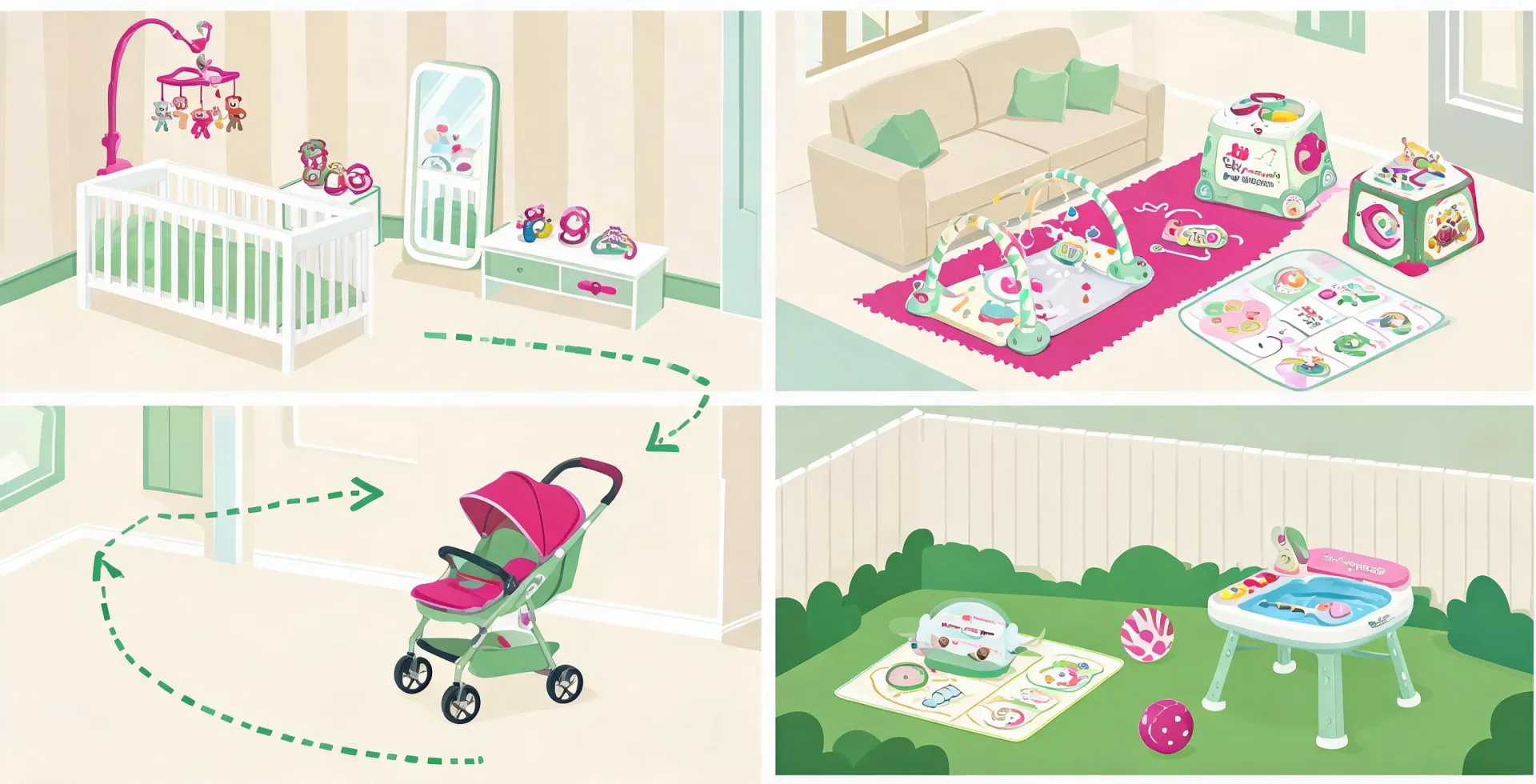 Baby Einstein stage map